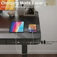 thumbnail image 5 of Homall 55x24"Electric Height Adjustable Standing Desk with Drawer and Charging Ports, Ergonomic Office&Home Computer Desk, Black, 5 of 7