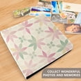 thumbnail image 4 of FORMRS 3 Ring Photo Album 4"x6" Self Adhesive Large Capacity PU Leather Cover, Light Pink Geometric, 4 of 8