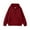 A-A-Wine, variant on Momasggi Big and Tall Hoodies for Men Trendy Solid Color Long Sleeve Pullover Tops Loose Casual Hooded Sweatshirts with Pockets Wine 4XL