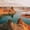 Alstrom Point, variant on Elephant Stock Garden Of Gods Dusk Wall Art - Horizontal Multi Panel Canvas - Living Room Wall Decor - Nature Multi Panel - Brown And Orange Decor - 33" x 20"