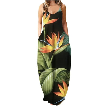 

Beach Dresses for Women Sleeveless V Neck Hot Pink Dress Sexy Ladies Print Corset Dress