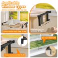 thumbnail image 2 of Reposapiés para Ventana de Gato Nxwjoy 2 en 1 Cama Ajustable para Gatos Grandes, 2 of 8