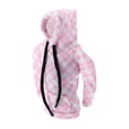 thumbnail image 1 of Decoración de cubierta de pomo de cambio de marcha universal de 15x11.5cm/5.91"x4.53" de Unique Bargains, protector de mango de cambio de poliéster 1 Pc estilo hoodie rosa claro blanco, 1 of 7