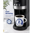 thumbnail image 4 of SHARDOR 3 in 1 Single Serve Coffee Maker, K Cup Pod Coffee Maker Compatible with Grounds & Teas, 6 to 14oz Brew Sizes, 40oz Removable Water Tank, Eas, 4 of 7