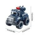 thumbnail image 3 of Inertial Toy Cars for Boys, 1:64 Scale Simulation Garbage Truck with Sanitation Vehicle, Construction Engineering Play Set for Kids Ages 3-5 4-6 5-7, 4.64", 3 of 6