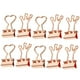 thumbnail image 5 of Rose Gold Metal Binder Clips for Home Use Assorted Sizes Great for Paperwork and Scrapbooks 10pcs, 5 of 5