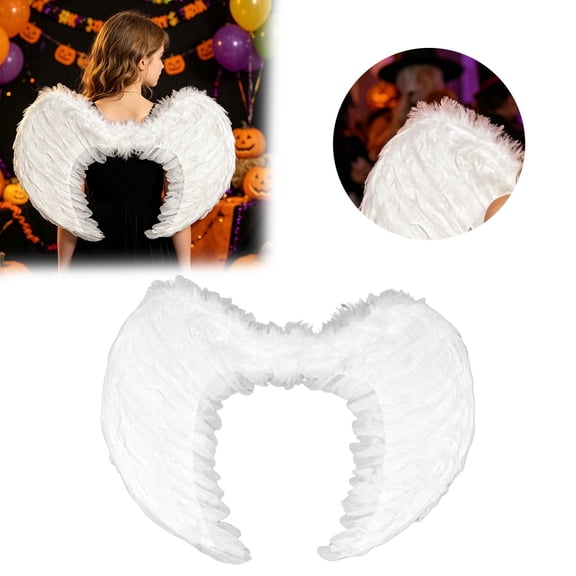 Feather Angel Wings Costume Prop for Halloween Cosplay Party A A 1pc