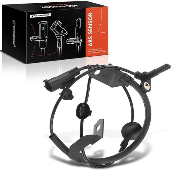 A-Premium ABS Wheel Speed Sensor Compatible with Dodge & Jeep Models - Caliber 2007-2012, Compass 2007-2016, Patriot 2007-2017 - Front Left Driver Side, Replace# 5105573AA, 5105573AB