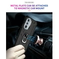 thumbnail image 2 of Allytech Moto Edge 30 Pro Case with Kickstand, Ring Holder Kickstand Military Grade Shockproof Anti-scratch Protective Compatible with Car Mount Case Cover for Motorola Edge 30 Pro -Black, 2 of 6