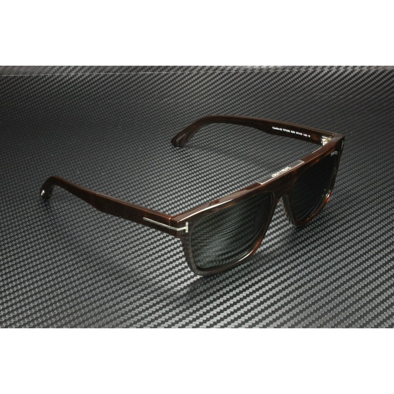 Tom Ford Cecilio-02 FT0628 52N Shiny Dark Havana Green 57 mm Men's Sunglasses Tom Ford Cecilio-02 FT0628 52N Shiny Dark Havana Green 57 mm Men's Sunglasses