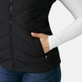 thumbnail image 4 of Free Country Women's Quilted Hybrid Vest Black S, 4 of 4