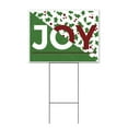thumbnail image 1 of Joy (18" x 24") Yard Sign, Includes Metal Step Stake, 1 of 6
