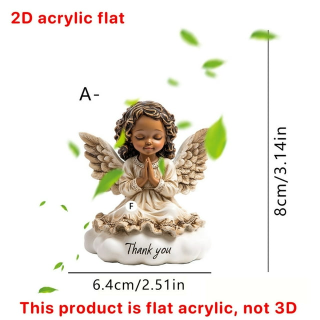 Beautiful Girl Angel Doll Acrylic Key Chain Car Rearview Mirror Accessories Backpack Pendant