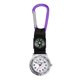thumbnail image 1 of Reloj de alpinismo con brújula, reloj de bolsillo para enfermera, diseño de mosquetón, relojes sencillos de moda (morado), 1 of 7