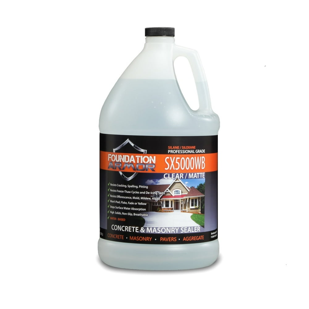 1 Gallon Armor SX5000 WB Silane Siloxane Concrete Sealer