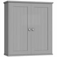 thumbnail image 4 of Walsunny Bathroom Medicine Cabinet Wall Mount with 2 Doors and 2 Shelves, Small Bathroom Cabinet Wooden Storage Cabinet Over Toilet Restroom Laundry Room Kitchen, Grey, 4 of 6