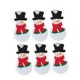 thumbnail image 4 of Mobutofu 6Pcs Rectangular Nonwoven Cloth Tableware Pouch for Spoons and Forks Holder Christmas Dinner Party Decor, 4 of 8