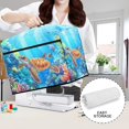 thumbnail image 6 of HELLHERO Turtle and Coral Pattern Portable Sewing Machine Cover with Tote Handle and Pocket Washable Fabric Easy to Clean Ideal Gifts for Housewife, 6 of 8