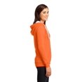 thumbnail image 2 of District - Juniors The Concert Fleece Full-Zip Hoodie Dt801 - Neon Orange - XXL, 2 of 3