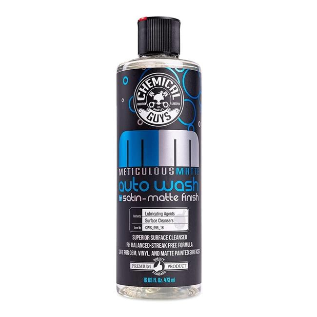 Chemical Guys CHGCWS-995-16 16 oz Meticulous Matte Auto Wash for Satin Finish & Matt Finish Paint