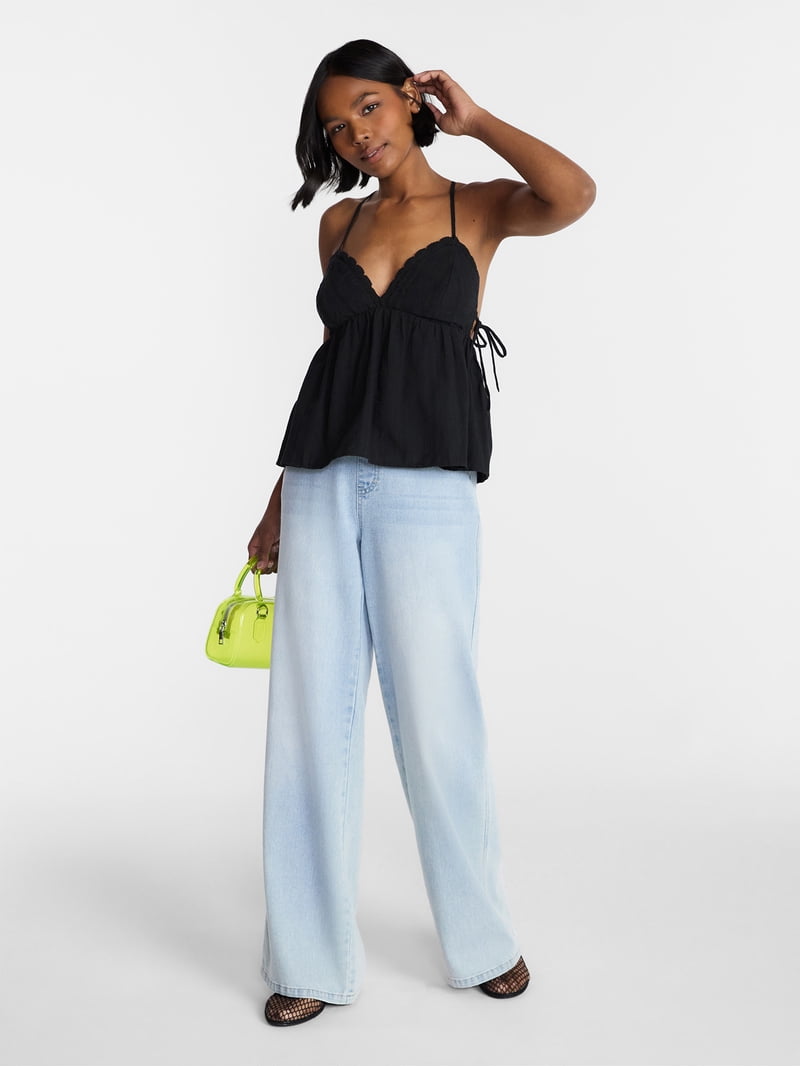 No Boundaries Triangle Cami, Women's XXS - XXL - Walmart.com