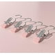 thumbnail image 5 of Gancho de acero inoxidable con clip para almacenamiento, pinza para secar ropa, multifuncional, sin costuras, para toallas, sombreros, calcetines, pantalones, resistente al viento, ganchos para colgar, 5 of 6