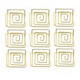 thumbnail image 4 of AURARMLET 12Ud Soportes Metálicos Dorados Para Memos Y Fotos En Cuadrado Elegante, 4 of 8