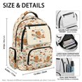 thumbnail image 5 of Psesaysky Cartoon Capybara on Airplane Print Breathable Travel Ruckpack for Daily Use School, Padded Straps Multi-Pockets 600D Polyester Kids Backpack, 5 of 9