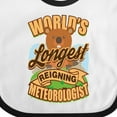 thumbnail image 4 of Inktastic Groundhog Day Meterologist Weather Boys or Girls Baby Bib, 4 of 4