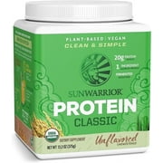 Sunwarrior Classic Protein Chocolate Organic Vegan Protein Powder with BCAA 750g