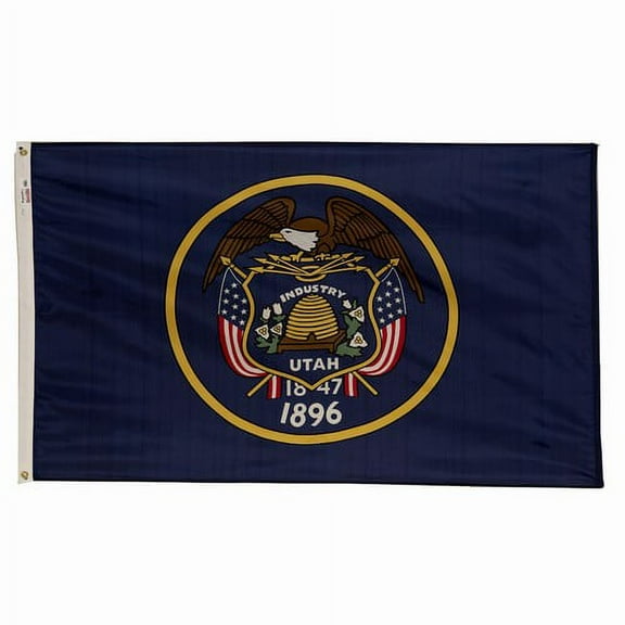 4x6' POLYWAVEZ UTAH POLY II FLAG CH&G