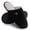 Black/Gray, variant on Mens Comfy Suede Scuff Slippers Sherpa Lining Memory Foam Slip On House Shoes Non Skid Outsole