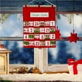 thumbnail image 2 of Kearding Calendario de Adviento de Navidad Bolsa para colgar en la pared con 24 bolsillos Decoración de Navidad Bolsa de almacenamiento de dulces de Kits de decoración para fiestas Kearding HA038414-00, 2 of 6