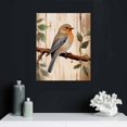 thumbnail image 4 of COMIO  Birds Canvas Wall Art for Bathroom Decor Cute Watercolor Bird Stand On Branch Painting Pictures Print Modern Artwork for Living Room Bedroom Farmhouse Home Decoration, 4 of 4