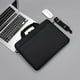 thumbnail image 1 of Funda para portátil, bolsos, fundas y estuches para portátil, bolso bandolera para portátil de 15,6 pulgadas o tableta, elegante, de tela, informal, ideal para varios portátiles. Funda negra para port, 1 of 7