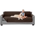 thumbnail image 1 of Original Patent Pending Reversible X-Large Oversized Sofa Protector, Many Colors, Seat Width to 78 Inch, Furniture Slipcover, 2 Inch Strap, Couch Slip Cover Throw for Dog, Pets, Chocolate, 1 of 8