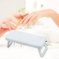 thumbnail image 6 of Stgfyxgs Folding Nail Arm Rest Cushion, Professional Nail Hand Rest Stand with Nail Mat, Manicure Hand Rest for Home Nail Techs Use White, 6 of 9