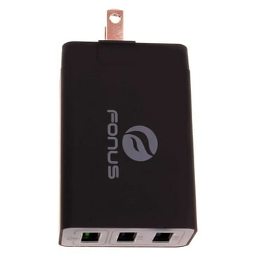 Home Charger for  T-Mobile REVVL 6x/Pro 5G - 34W 6.8Amp 3-Port USB One Fast Port Travel W1O for REVVL 6x, 6x Pro 5G Phones