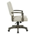 thumbnail image 3 of Santina Bankers Chair with Antique Gray Finish and Ivory White Fabric, 3 of 13