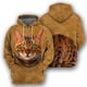 thumbnail image 4 of Sudadera con capucha con estampado de gato bonito para hombres, sudadera con estampado 3D de animales domésticos, suéteres casuales de calle para niños, camisetas de manga larga de gran tamaño, 4 of 5