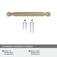 thumbnail image 4 of Amerock Coble 5-1/16 inch (128mm) Center-to-Center Golden Champagne Cabinet Pull, 4 of 6