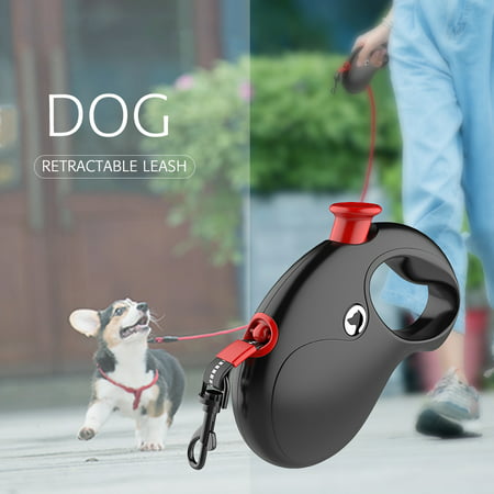 Dog Retractable Leash 196in Strong Tape Automatic Dog Belt Anti-Slip Handle for Dog Outdoor Walking