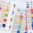 thumbnail image 3 of 16 Sheets of Portable Calendar Stickers Multi-function Planner Tabs Household Book Tabs, 3 of 7