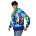 thumbnail image 4 of Lsque inside out 2 for Mens Full-zip Hoodie, Zip-up Pullover Hooded Sweatshirt, Kangaroo Pocket Hoodie Ideal for Daily Wear, Travel, and Home-Small, 4 of 8