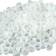 thumbnail image 6 of 100Pcs Small Medium Large Clear White Plastic Tattoo Ink Cups Holder Supplies, 6 of 6