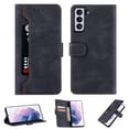 thumbnail image 1 of Allytech Samsung S22 Plus Case, Flip Magnetic Wallet Outside Pocket Card Holder Kickstand Cash Slot Folio PU Leather & Soft inner TPU Cover For Samsung Galaxy S22 Plus,
Black, 1 of 1