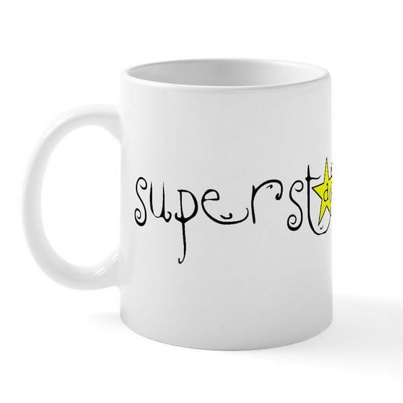 CafePress - Superstar Mug - 11 oz Ceramic Mug - Novelty Coffee Tea Cup