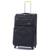 iFLY Softside Luggage Accent 28", Black and Green