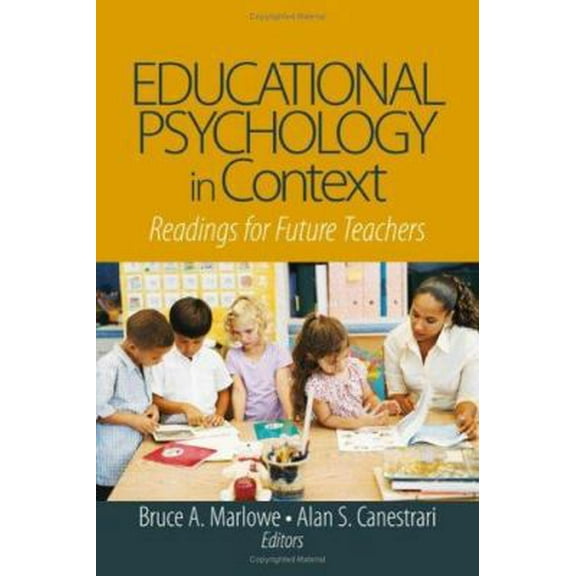 Pre-Owned Educational Psychology in Context: Readings for Future Teachers (Paperback) 1412913888 9781412913881