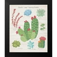 thumbnail image 2 of Wild Apple Portfolio 15x18 Black Modern Framed Museum Art Print Titled - Succulent and Cacti Chart IV on Wood, 2 of 5